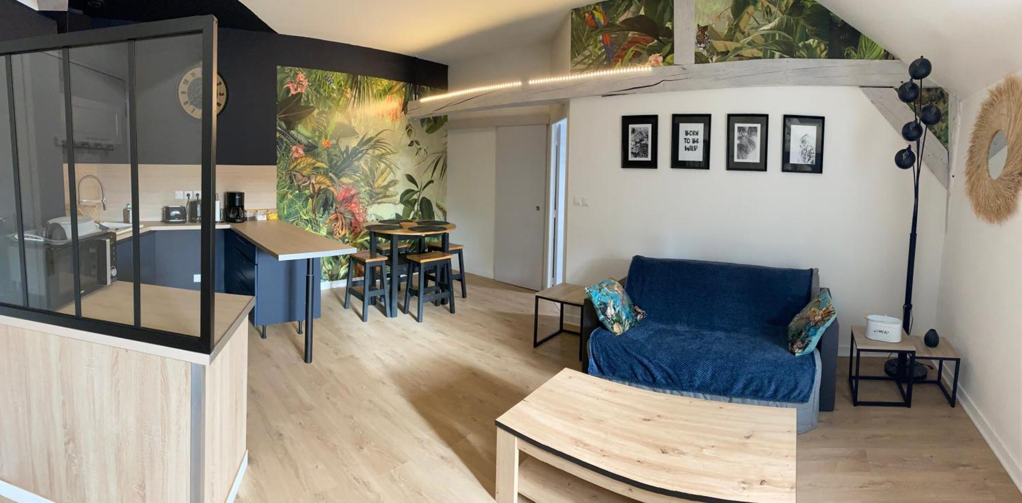 Blue Jungle Apartment Bourges Ngoại thất bức ảnh